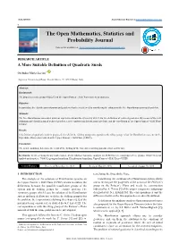 The Open Mathematics, Statistics and Probability Journal