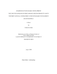 Why Did the Saemangeum Tideland Reclamation Project Lead To