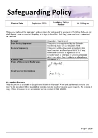 Admissions Policy