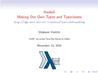 1=Haskell =1=Making Our Own Types and Typeclasses