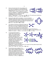 Cyclophane. Do MM Calculations of Each of These