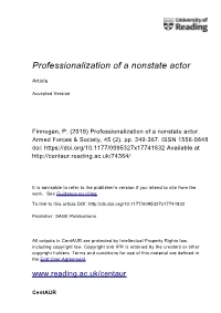 Professionalization of a Nonstate Actor