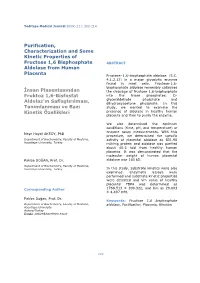 Purification, Characterization and Some Kinetic Properties of Fructose