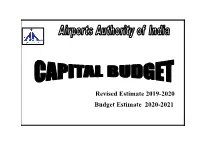 Revised Estimate 2019-2020 Budget Estimate