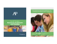 The AP® Program: Resources for Parents and Families
