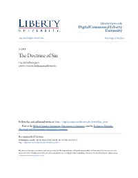 The Doctrine of Sin