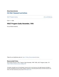 WGLT Program Guide, November, 1990