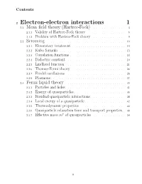 Electron-Electron Interactions(Pdf)