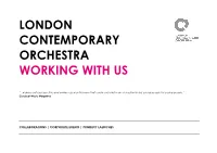 LCO Working with Us