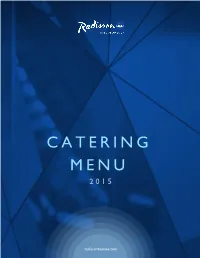 Catering Menu