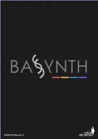 Dynamic BASSYNTH Manual