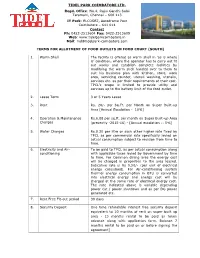 Terms of Allotment