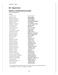 XIV. Appendices