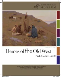 Heroes of the Old West an Educator’S Guide