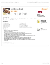 Irish Brown Bread - Printer Friendly - Allrecipes.Com