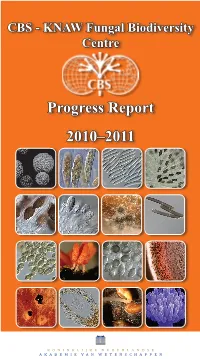 Progress Report 2010–2011 MAKE a DIFFERENCE: THINK RELEVANCE, THINK FUNGI!