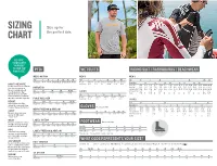 Sizing Chart