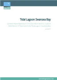 TLSB Updated Water Framework Directive Information to Support