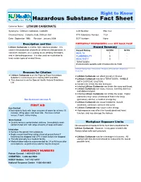 Lithium Carbonate