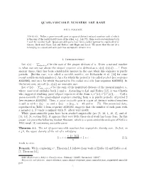 QUASI-AMICABLE NUMBERS ARE RARE 1. Introduction Let S(N