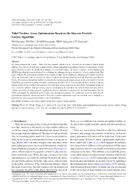 Tidal Turbine Array Optimization Based on the Discrete Particle