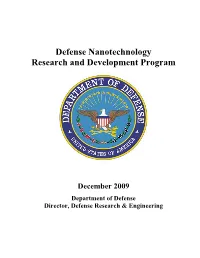DOD Report to Congree