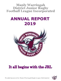 2019 Annual Report Page 2