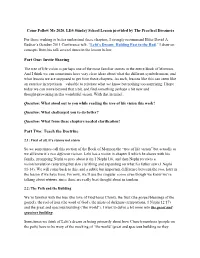 Part One: Invite Sharing Part Two: Teach the Doctrine