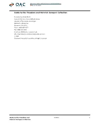 Theodore and Heinrich Gomperz Collection