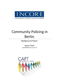 Community Policing in Berlin. Background Paper