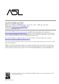 The Formal Language of Recursion Author(S): Yiannis N
