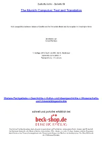 The Munich Computus: Text and Translation