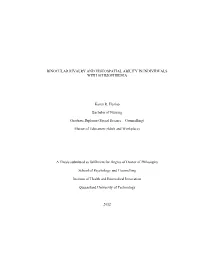 Binocular Rivalry and Visuospatial Ability in Individuals with Schizophrenia