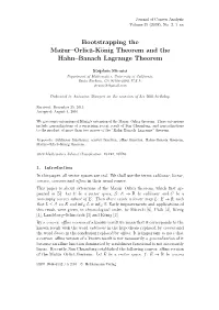 Bootstrapping the Mazur–Orlicz-König Theorem and the Hahn–Banach Lagrange Theorem