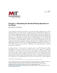 Formula 1: Unleashing the Greatest Racing Spectacle on the Planet Ben Shields and Cate Reavis