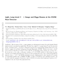 L Gauge and Higgs Bosons at the DUNE Near Detector