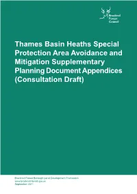 Thames Basin Heaths SPA Avoidance and Mitigation Supplementary