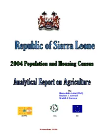 10% Analysis of the Agriculture Module in 2004