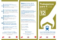 AAFF Metro Cierre Obras Linea12 Triptico A4.Pdf 1 09/07/2018 14:07:23