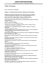 Table of Contents