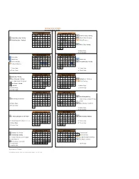 2021-2022 Calendar