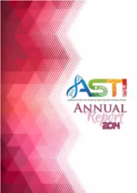 ASTI Annual Report 2014