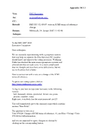 IMU Secretary An: Ec@Mathunion.Org; CC: Betreff: IMU EC CL 05/07: Vote on ICMI Terms of Reference Change Datum: Mittwoch, 24