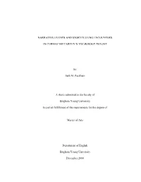 Narrative Events and Storytelling Encounters in Cormac Mccarthy's the Border Trilogy