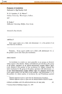 Products of Involutions CORE Metadata, Citation and Similar