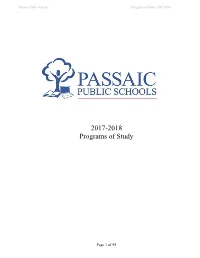 2017-2018 Programs of Study