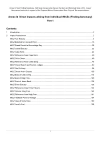 Annex I2 Direct Impacts Arising from Individual Rmczs (Finding Sanctuary) Part 1