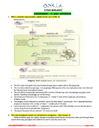Key Answers) 1