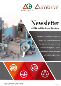 Newsletter of EDM and High Speed Stamping