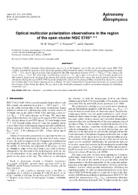 Optical Multicolor Polarization Observations in the Region of the Open Cluster NGC 5749�,